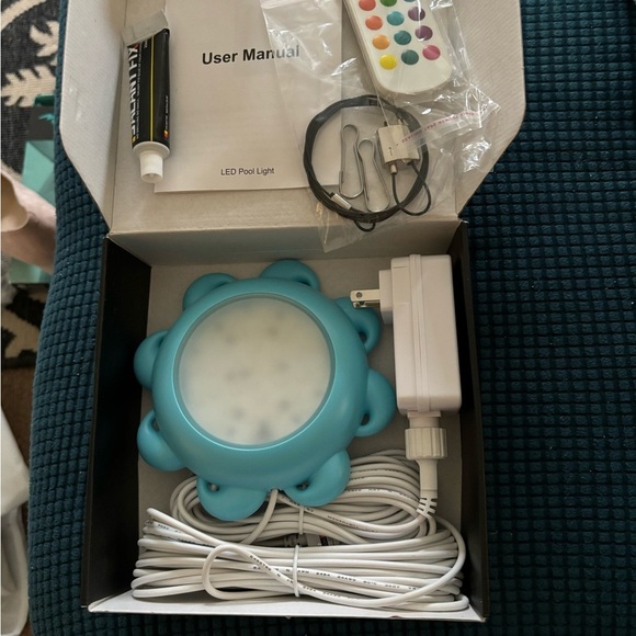 Fitop LED Pool Light With Remote Color Options App Control Bright Lights - Picture 4 of 5